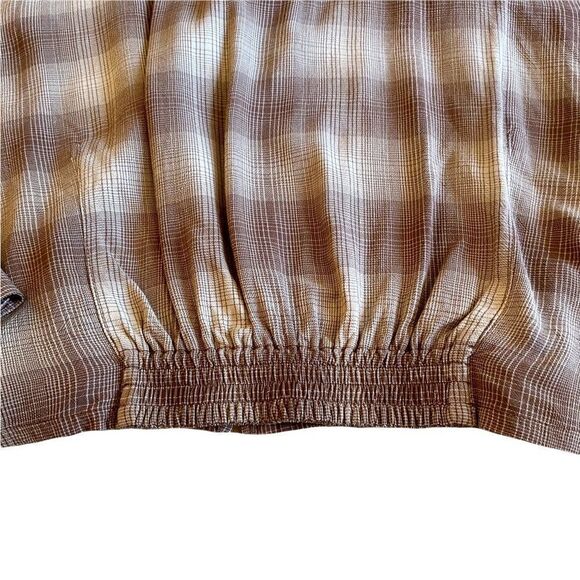 Vintage 90s InWear Brown Checked Jacket - Picture 11 of 11